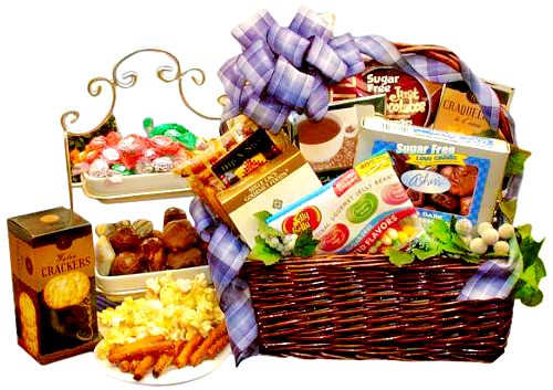 SugarFree Gift Basket For Diabetic Or Health Conscious